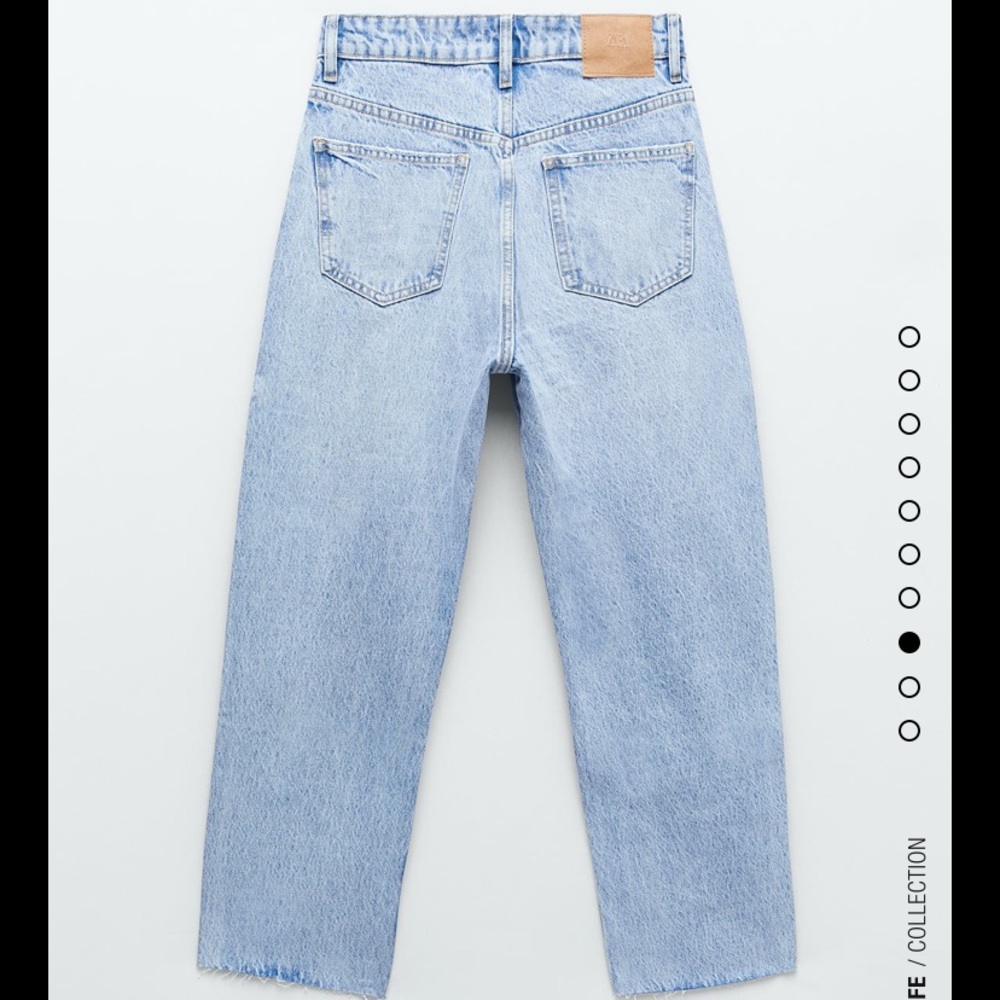 Zara Hi Rise Straight Jean - Picture 5 of 5